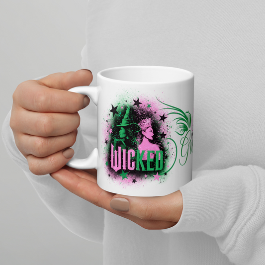 Pink goes good with Green Mug