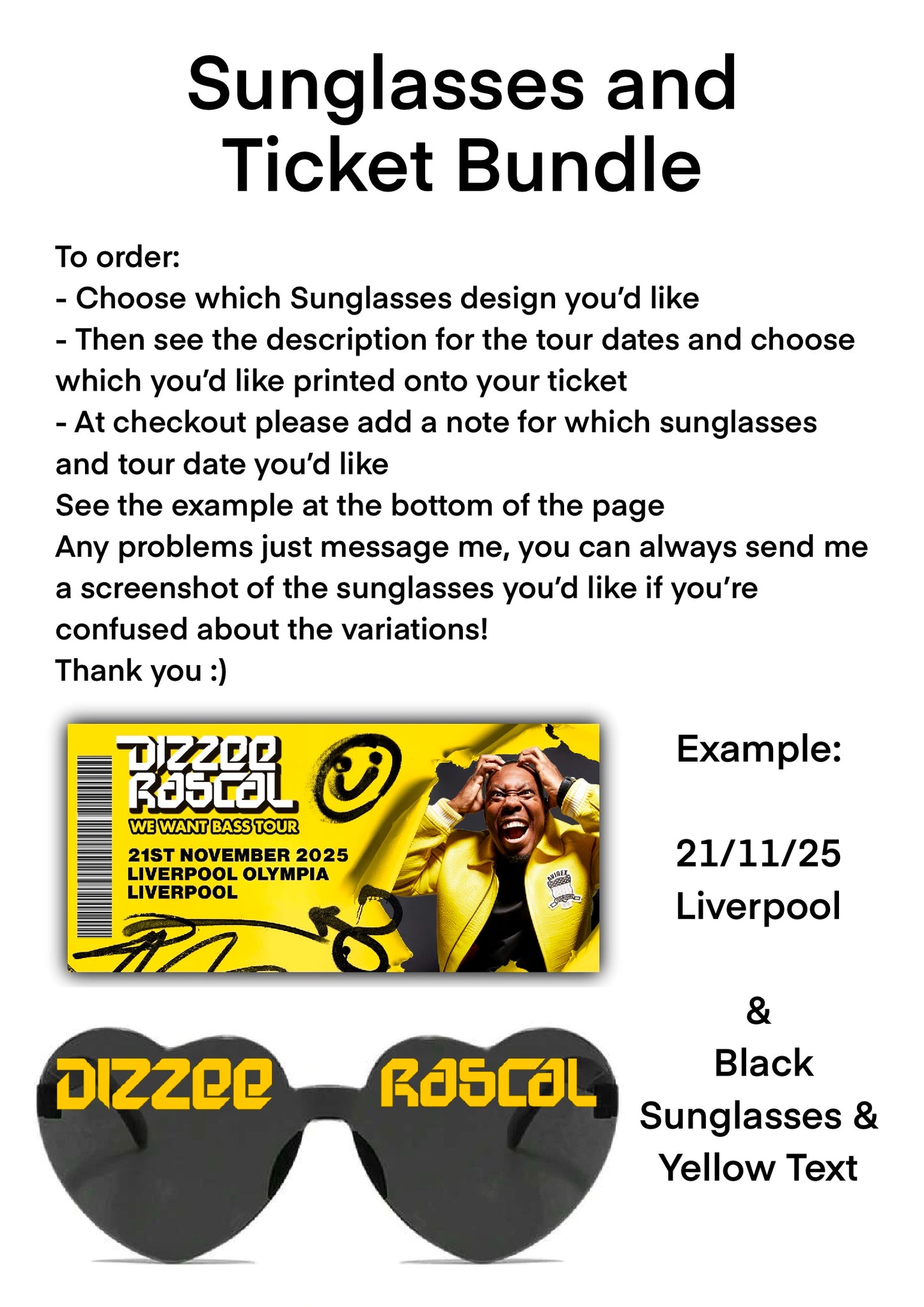DR 2025 Tour Sunglasses