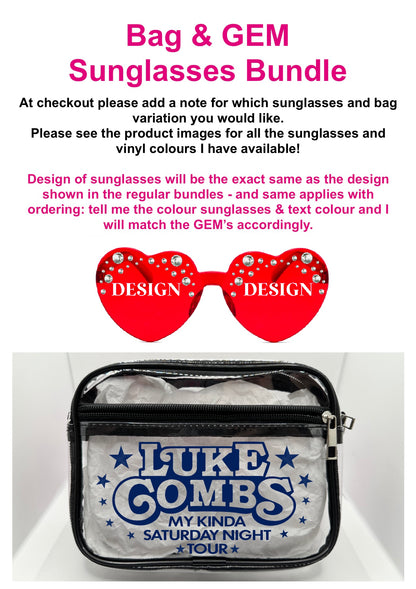 LC 2026 Tour Concert Bag Clear Stadium Approved PVC Concert Crossbody