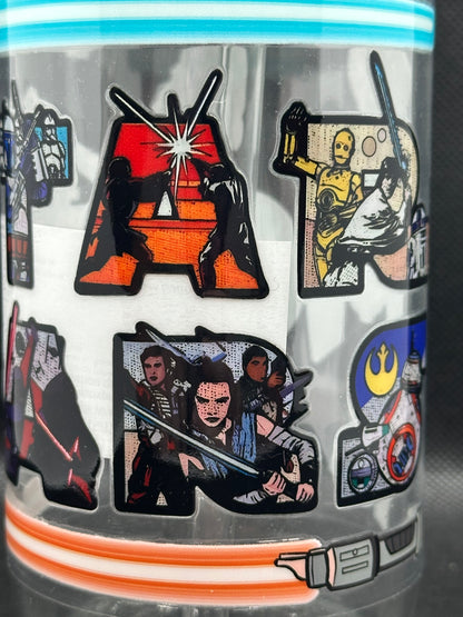 Sci-Fi Movie Inspired 16oz Glass Tumbler with Straw