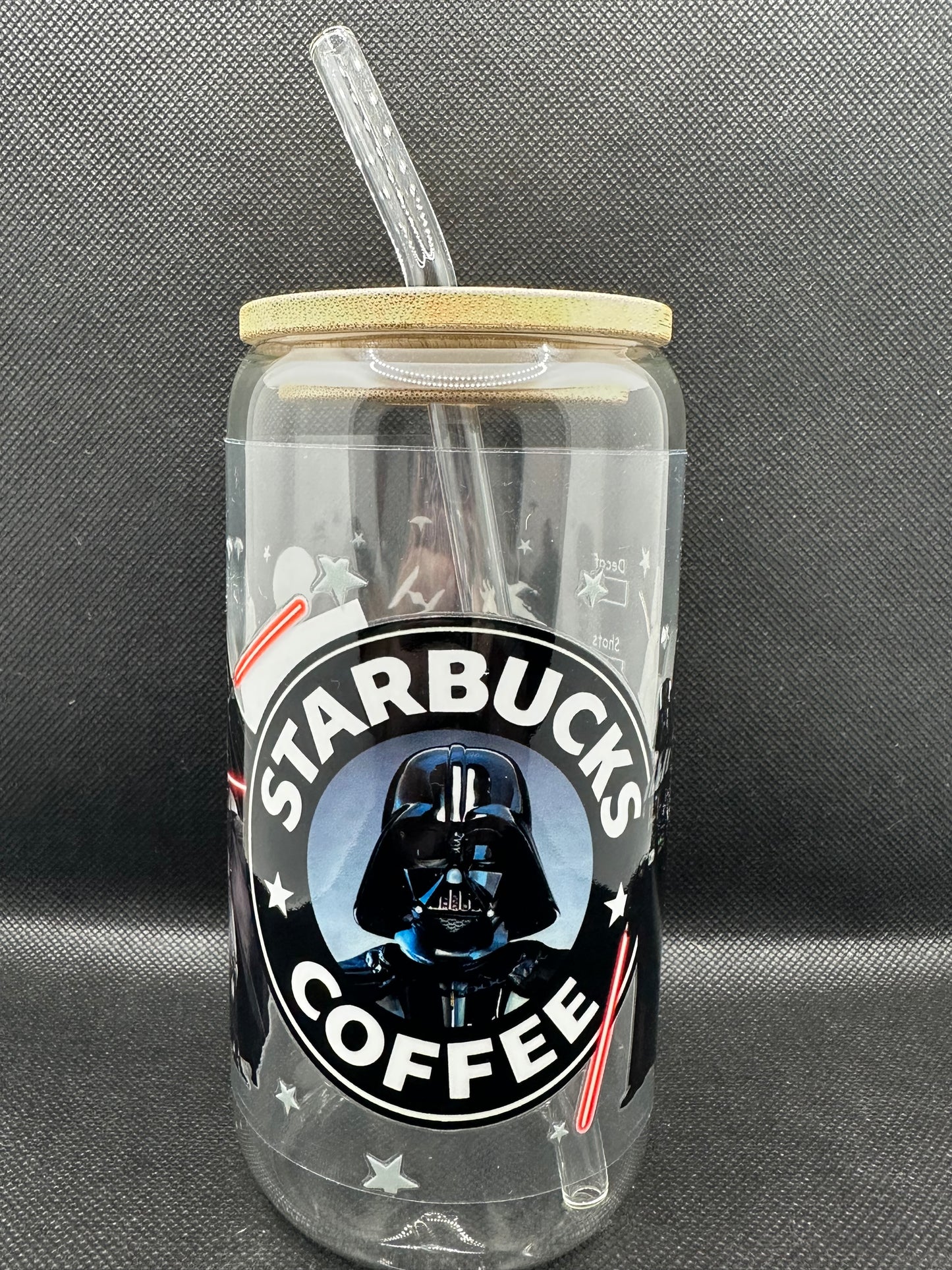 Sci-Fi Movie Inspired 16oz Glass Tumbler with Straw
