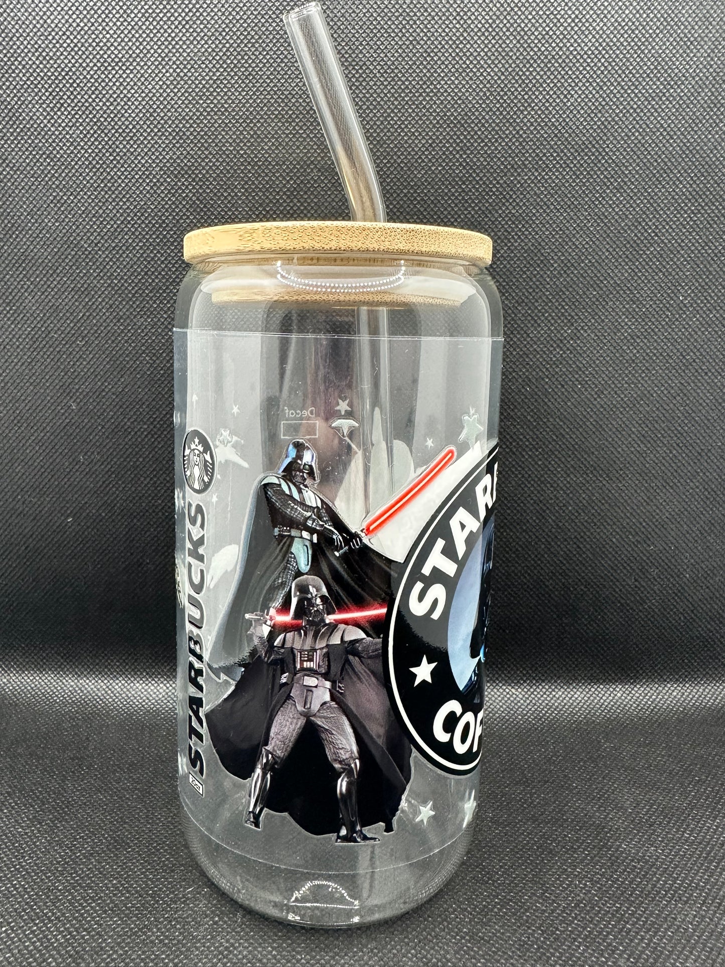 Sci-Fi Movie Inspired 16oz Glass Tumbler with Straw