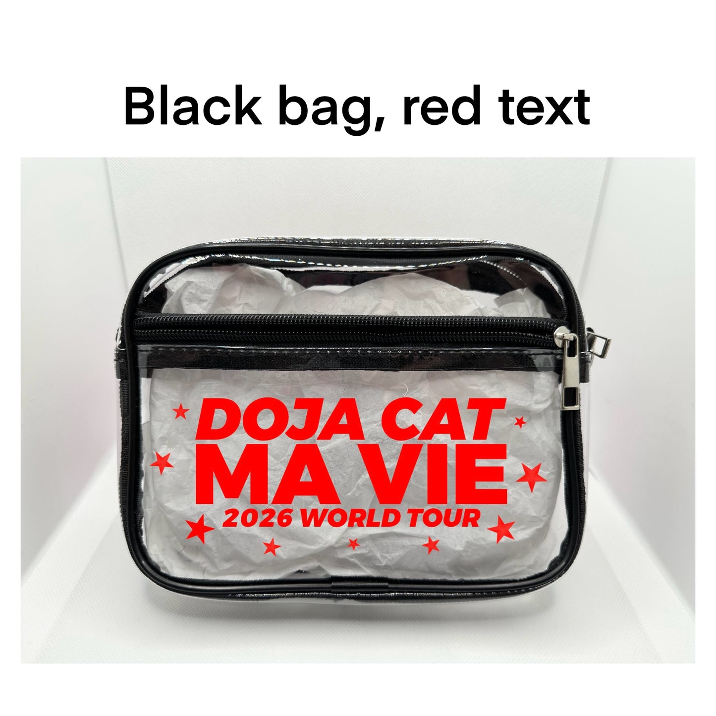 DC 2026 Tour Concert Bag Clear Stadium Approved PVC Concert Crossbody Bag