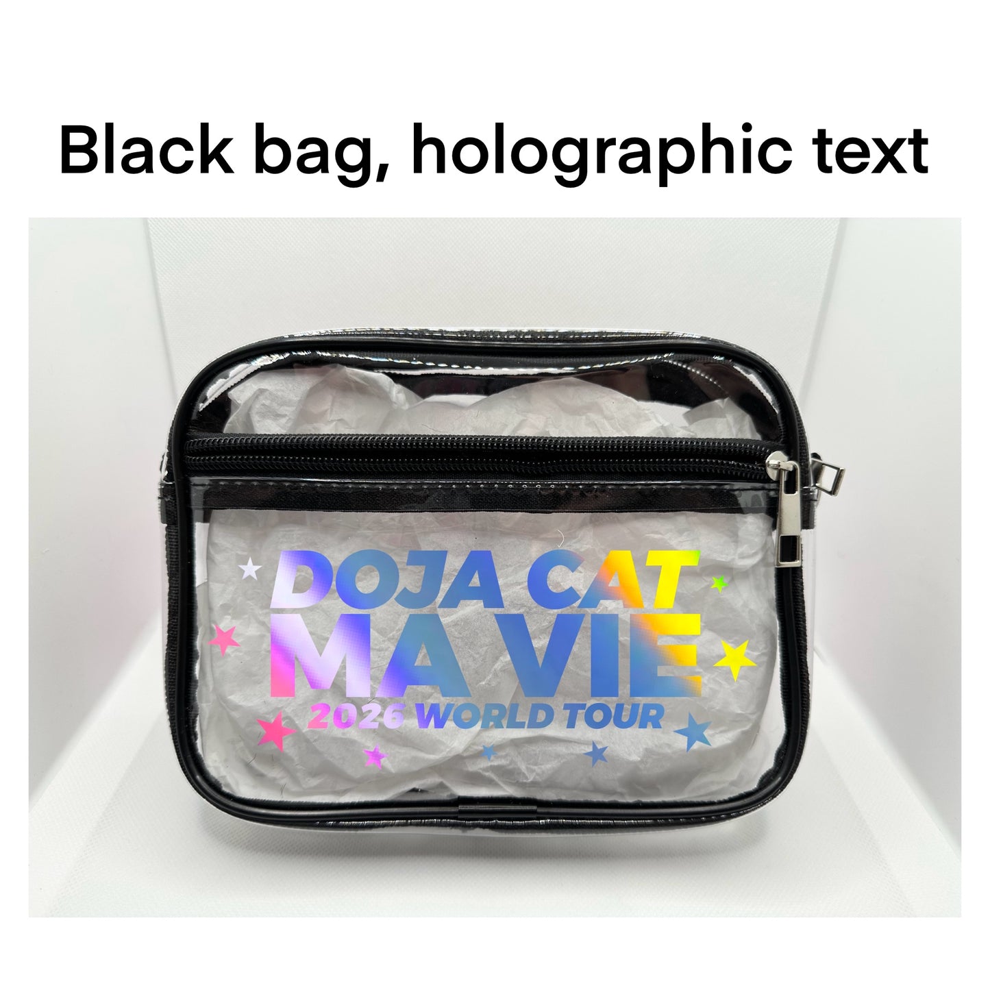 DC 2026 Tour Concert Bag Clear Stadium Approved PVC Concert Crossbody Bag