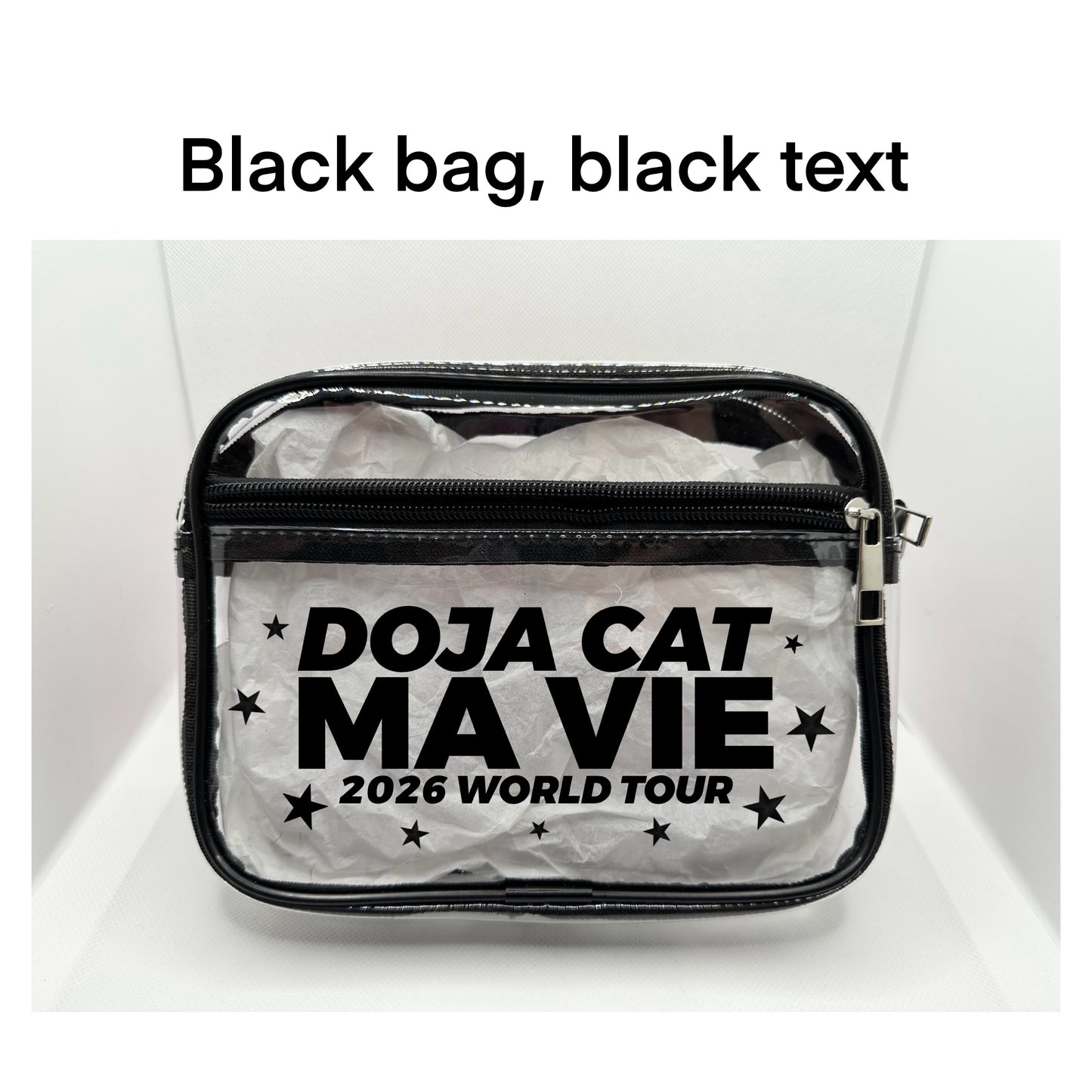 DC 2026 Tour Concert Bag Clear Stadium Approved PVC Concert Crossbody Bag