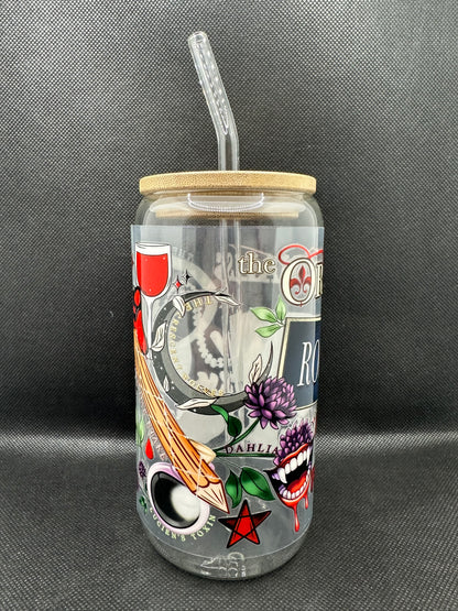 Originals Vampire 16oz Glass Tumbler with Straw