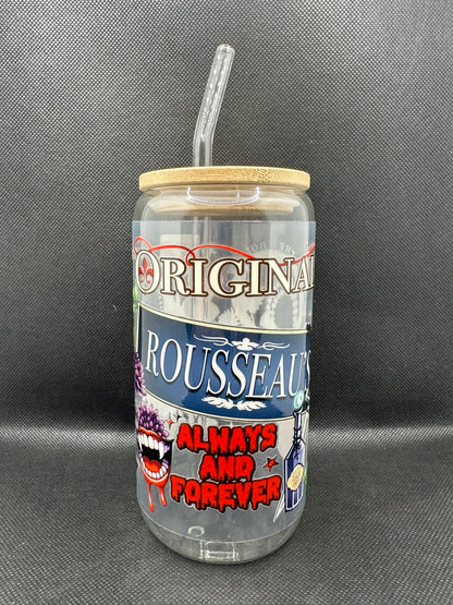 Originals Vampire 16oz Glass Tumbler with Straw