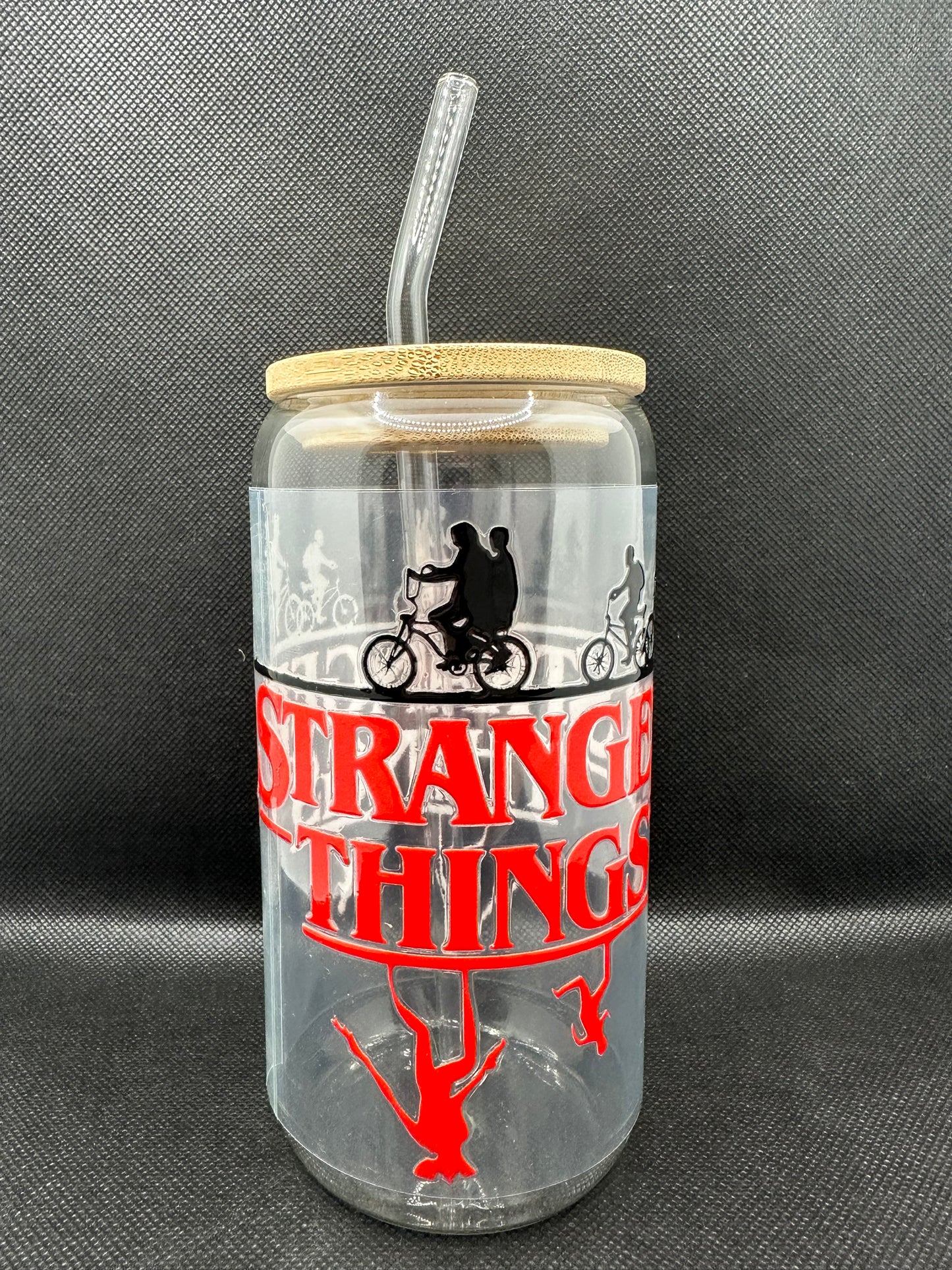 SECONDS 80s Sci-Fi TV Show Inspired 16oz Glass Tumbler with Straw