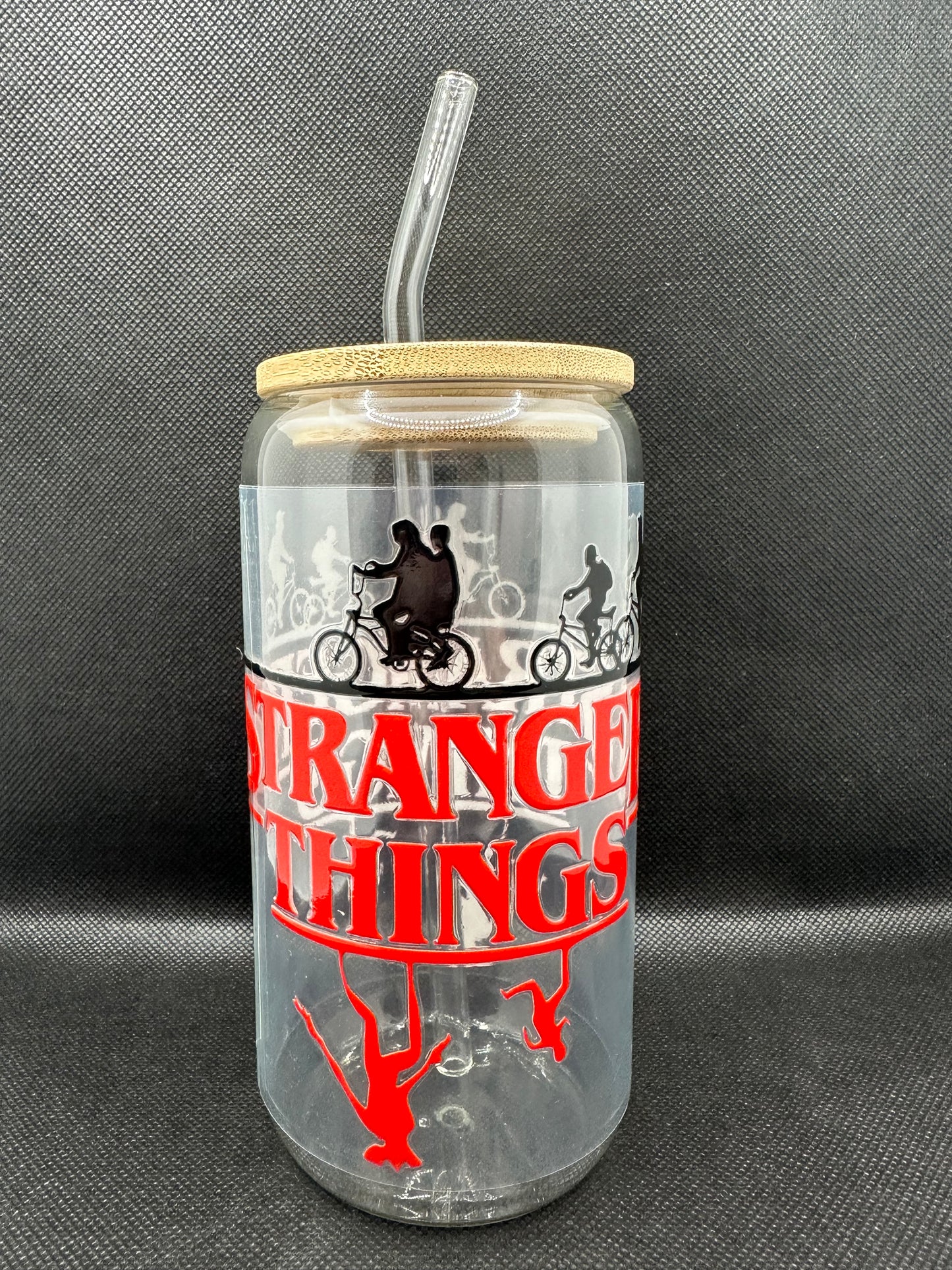 SECONDS 80s Sci-Fi TV Show Inspired 16oz Glass Tumbler with Straw
