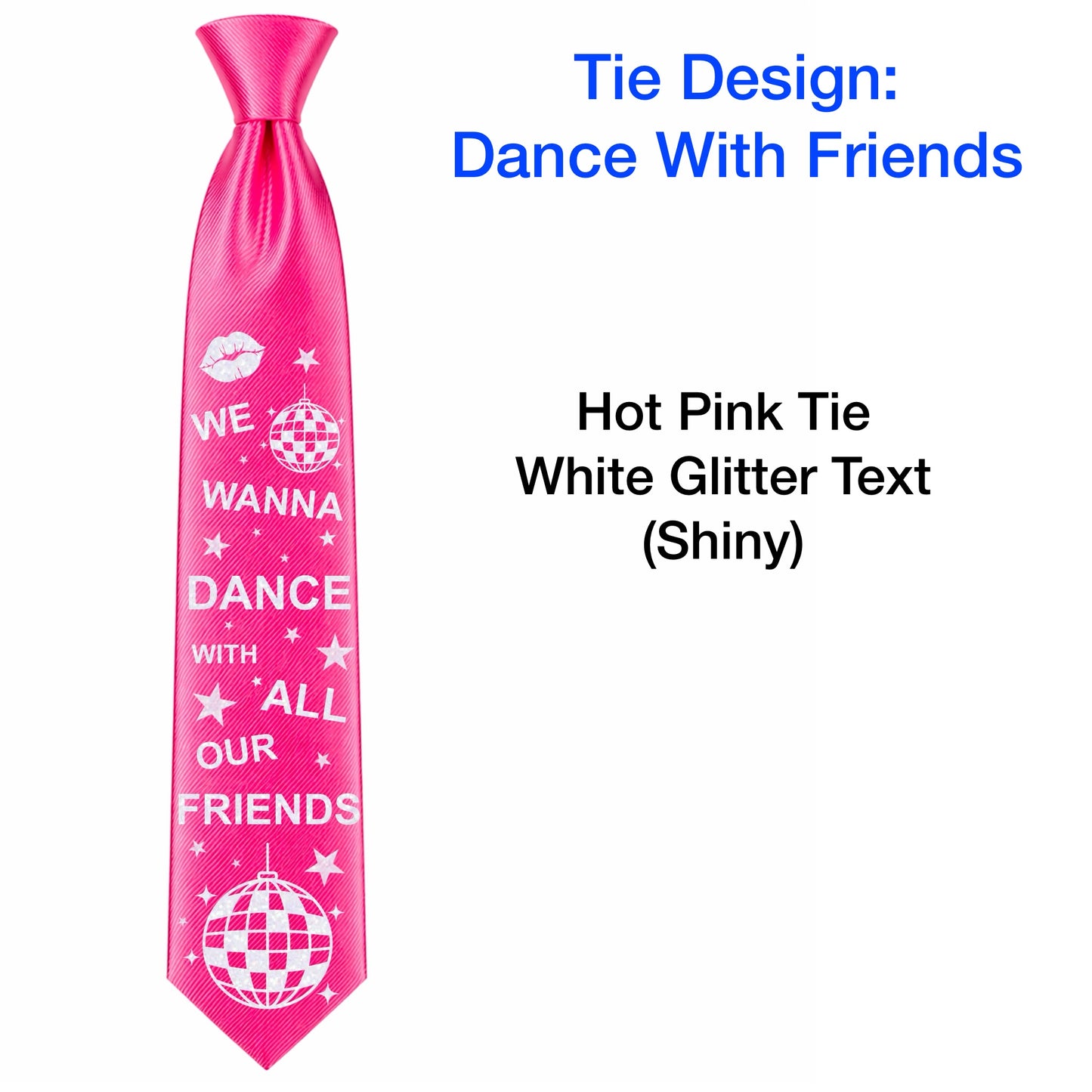 HS DANCE WITH FRIENDS Concert Ties - NO GEMS