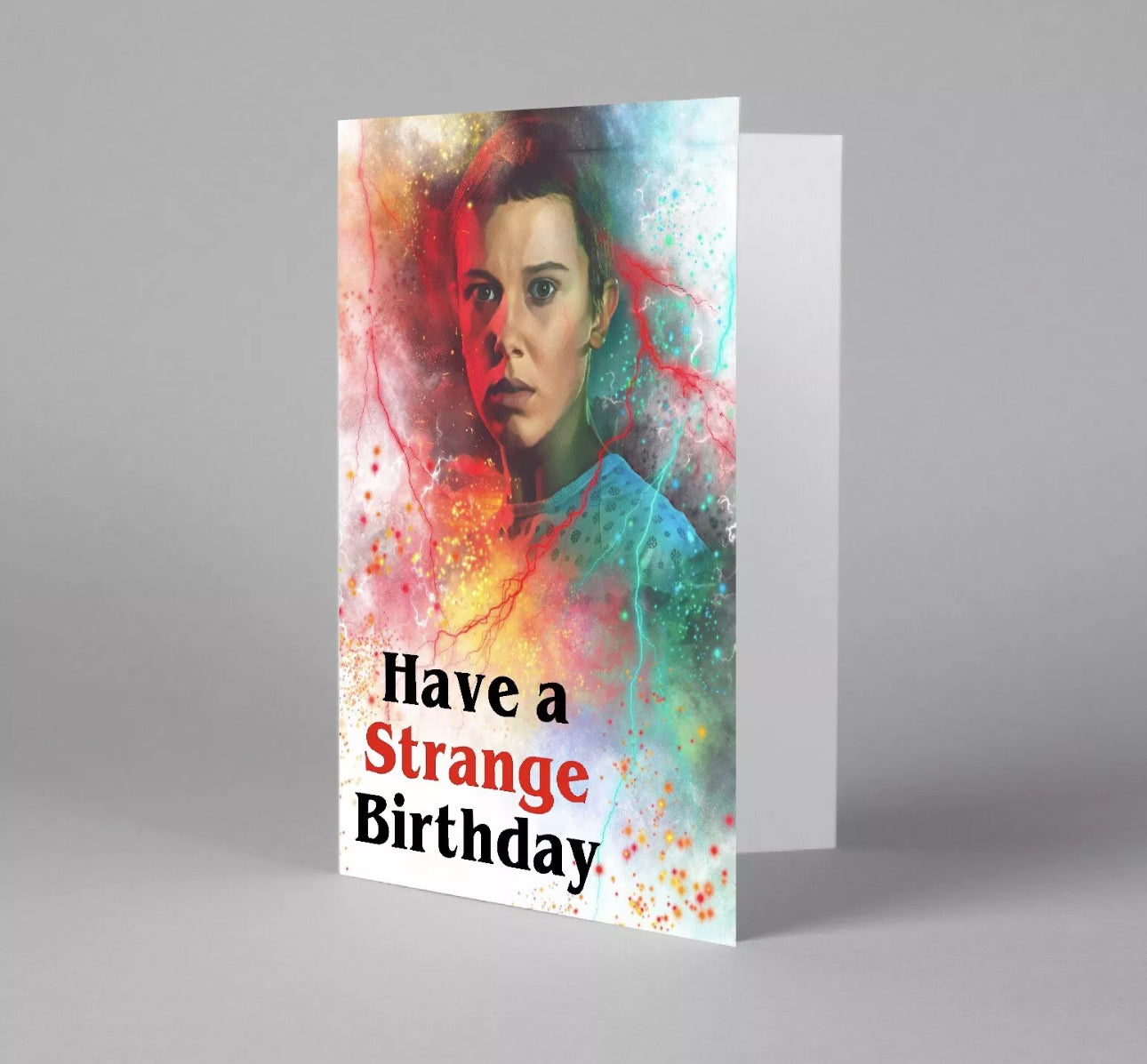 80s Sci-Fi TV Show Birthday Card - DISCOUNTED
