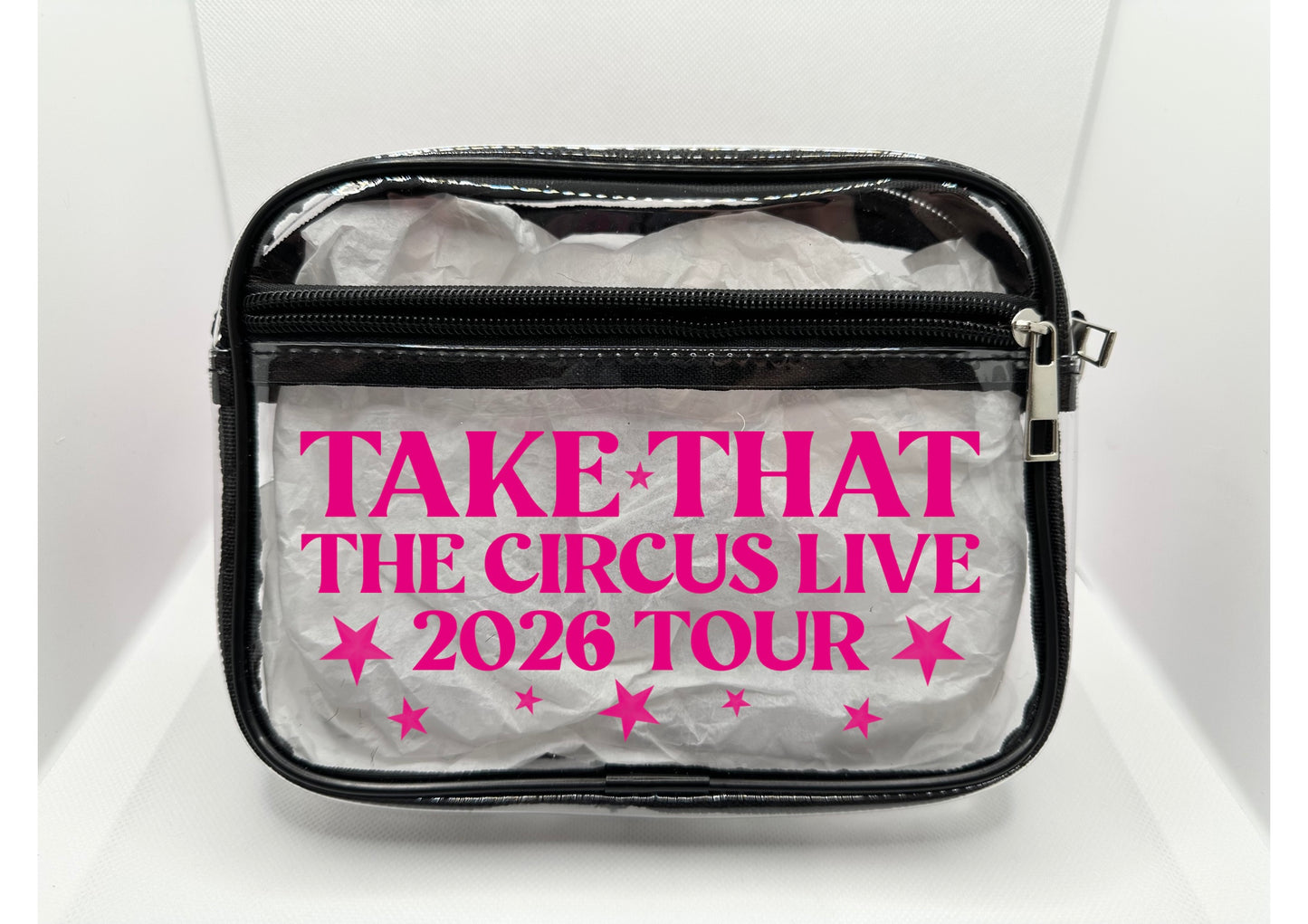 TT 2026 Tour Concert Bag Clear Stadium Approved PVC Concert Crossbody Bag