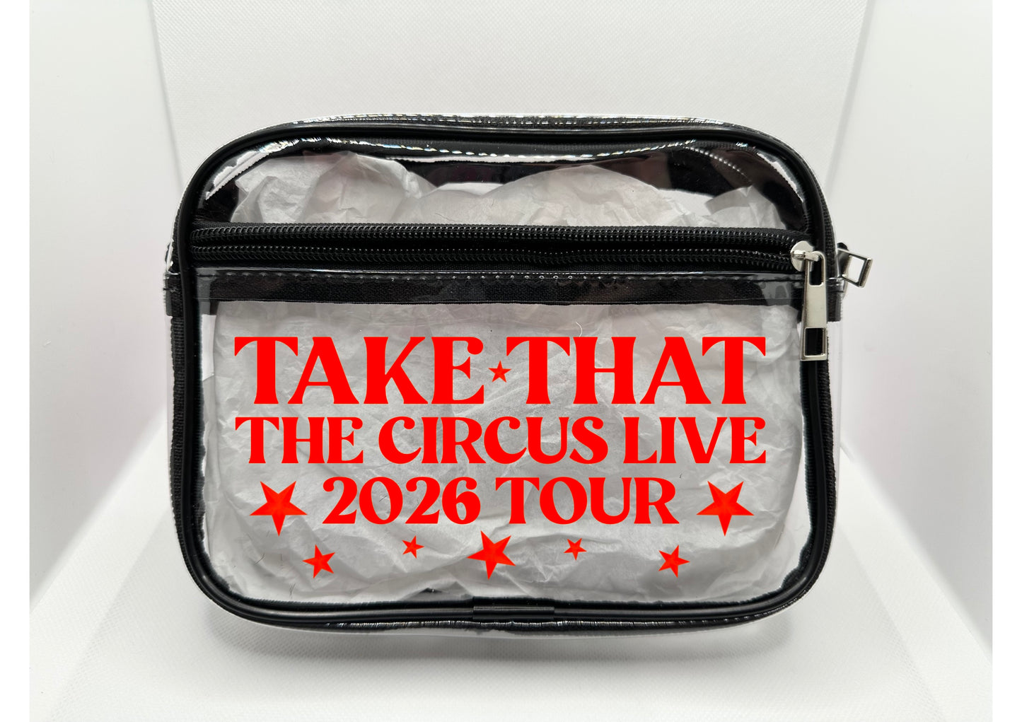 TT 2026 Tour Concert Bag Clear Stadium Approved PVC Concert Crossbody Bag