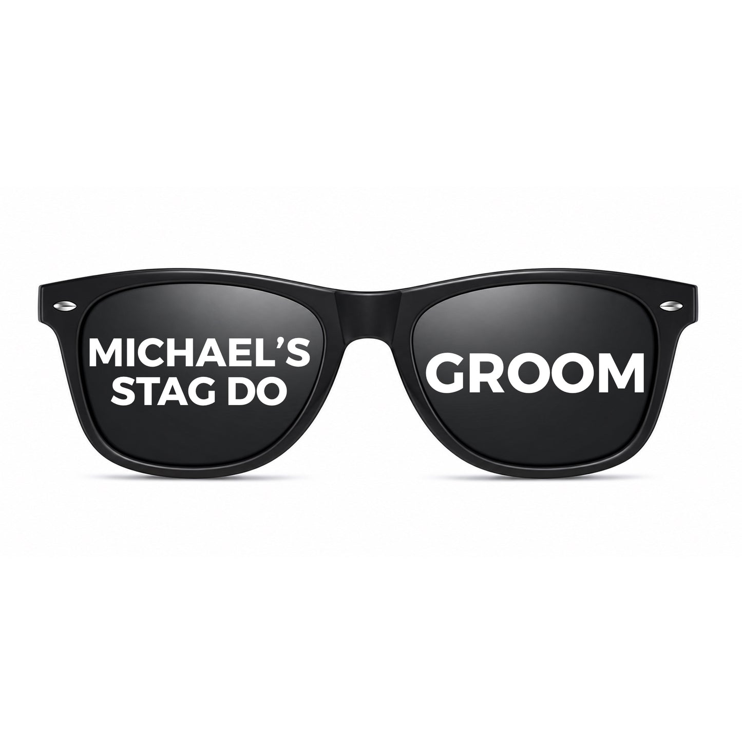 Custom Men's Sunglasses | Personalised Stag Do, Birthday & Holiday Glasses