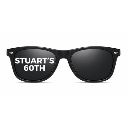 Custom Men's Sunglasses | Personalised Stag Do, Birthday & Holiday Glasses
