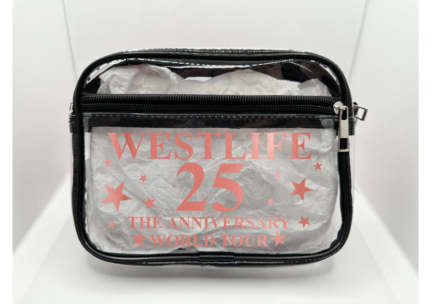 W 2026 Tour Concert Bag Clear Stadium Approved PVC Concert Crossbody Bag