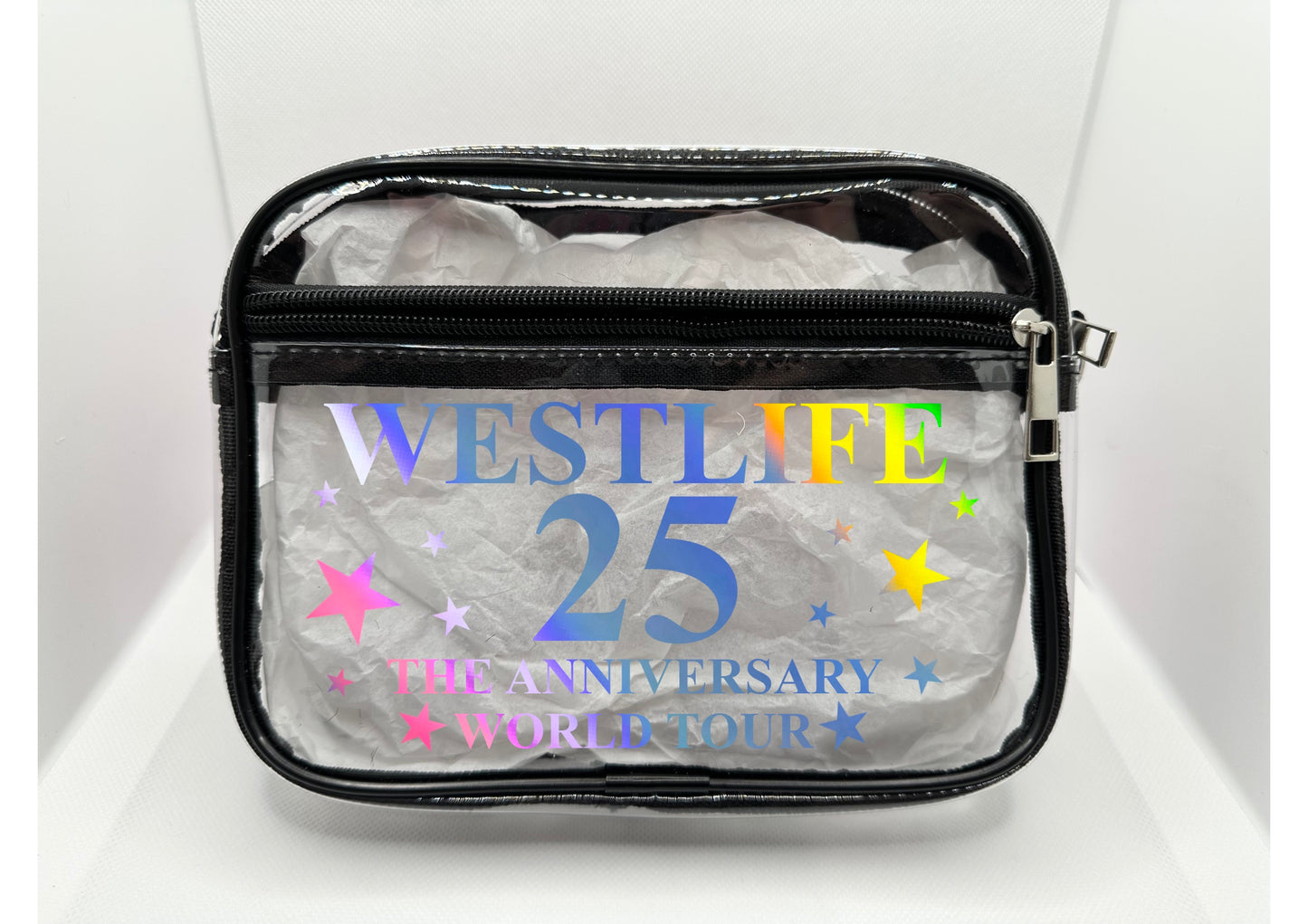 W 2026 Tour Concert Bag Clear Stadium Approved PVC Concert Crossbody Bag