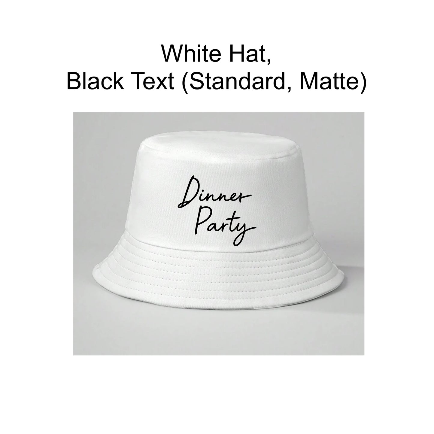 D Party Bucket Hats