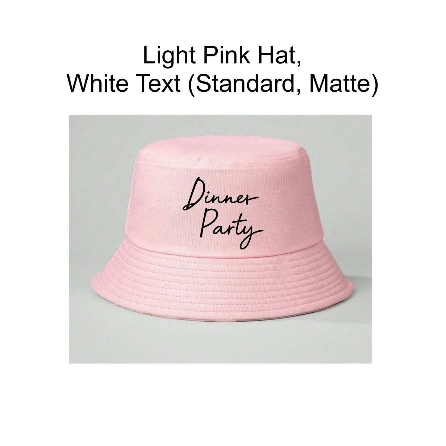 D Party Bucket Hats