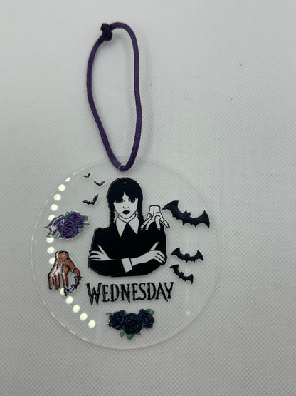 Gothic Girl Hanging Decoration, Fantasy Ornament