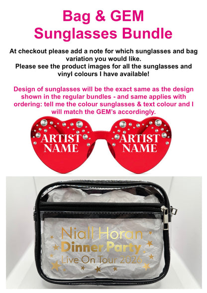 NH 2026 Tour Concert Bag Clear Stadium Approved PVC Concert Crossbody