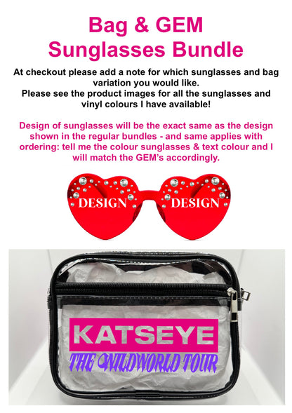 K 2026 Tour Concert Bag Clear Stadium Approved PVC Concert Crossbody