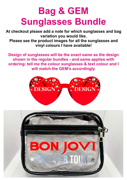 BJV 2026 Tour Concert Bag Clear Stadium Approved PVC Concert Crossbody