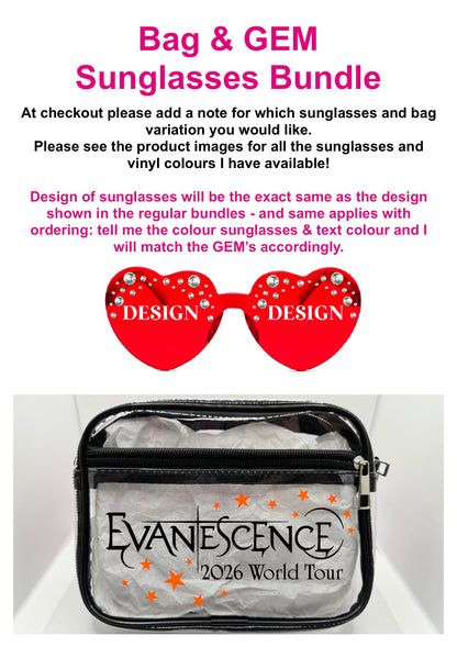 E 2026 Tour Concert Bag Clear Stadium Approved PVC Concert Crossbody