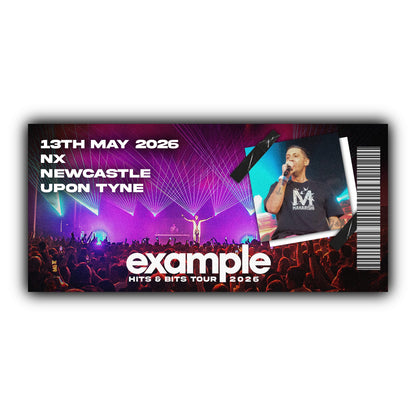 E 2026 Tour Souvenir Tickets