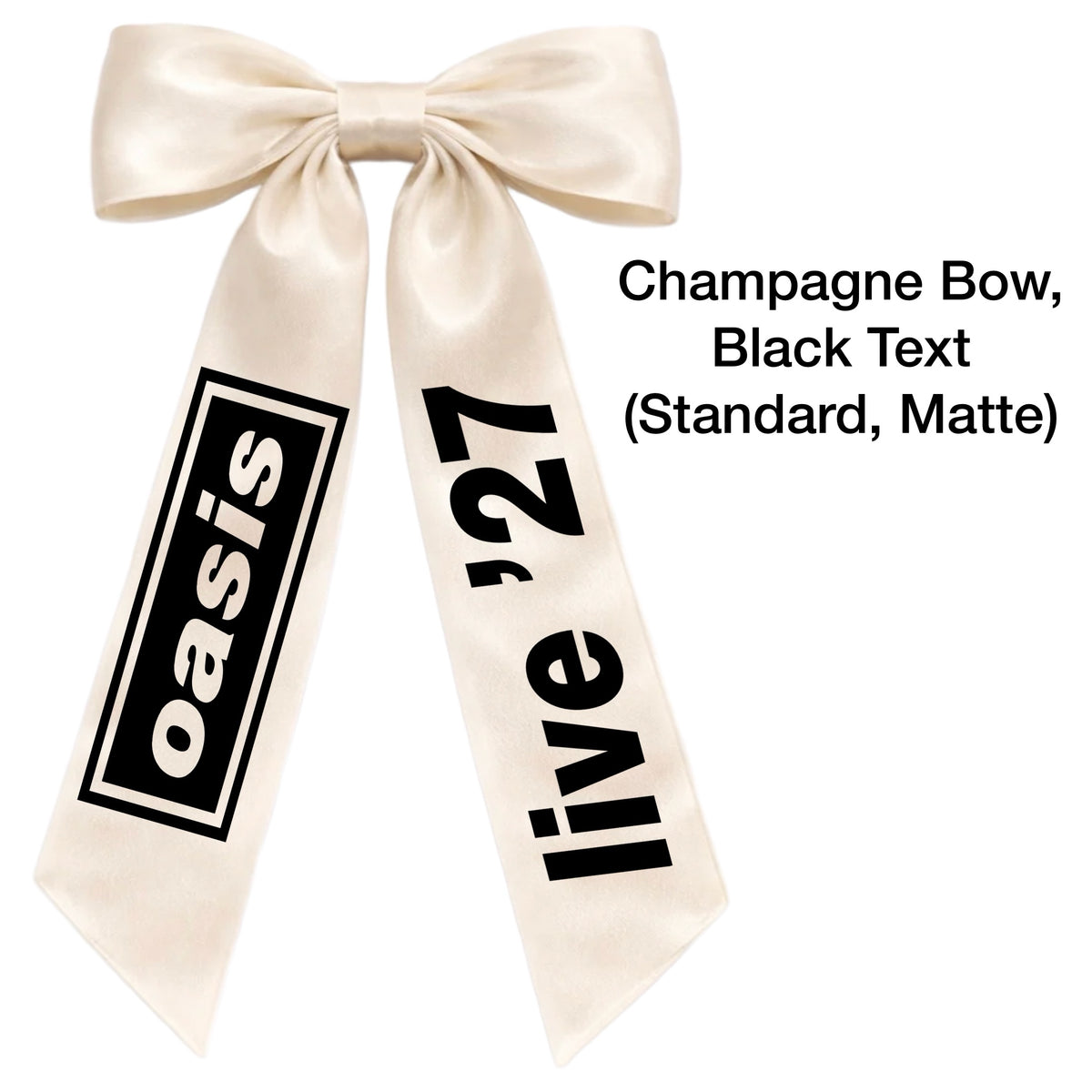 O 2027 Tour Hair Bows