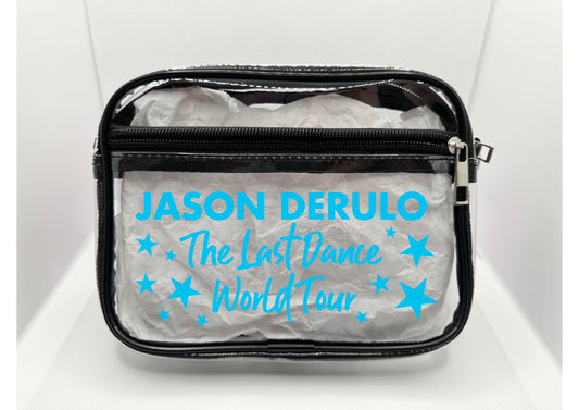 JD 2026 Tour Concert Bag Clear Stadium Approved PVC Concert Crossbody Bag