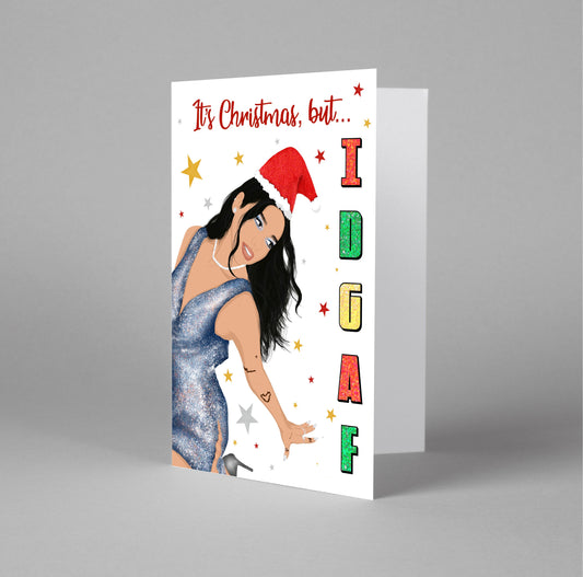 Popstar DL Christmas Card - DISCOUNTED