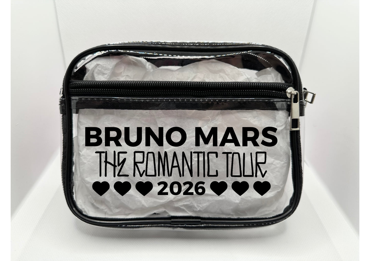 BM 2026 Tour Concert Bag Clear Stadium Approved PVC Concert Crossbody Bag