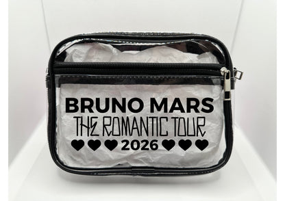 BM 2026 Tour Concert Bag Clear Stadium Approved PVC Concert Crossbody Bag