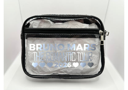 BM 2026 Tour Concert Bag Clear Stadium Approved PVC Concert Crossbody Bag