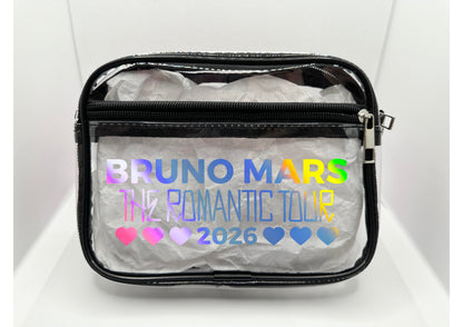 BM 2026 Tour Concert Bag Clear Stadium Approved PVC Concert Crossbody Bag