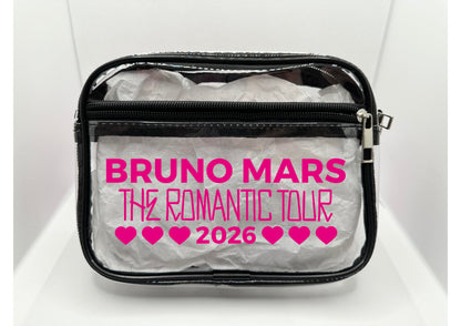 BM 2026 Tour Concert Bag Clear Stadium Approved PVC Concert Crossbody Bag