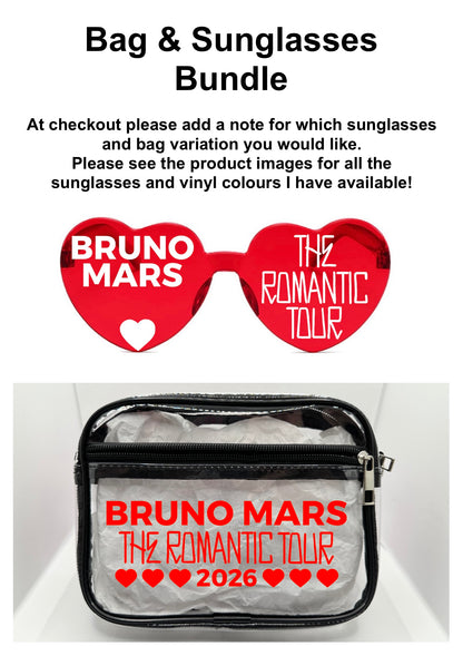BM 2026 Tour Concert Bag Clear Stadium Approved PVC Concert Crossbody Bag