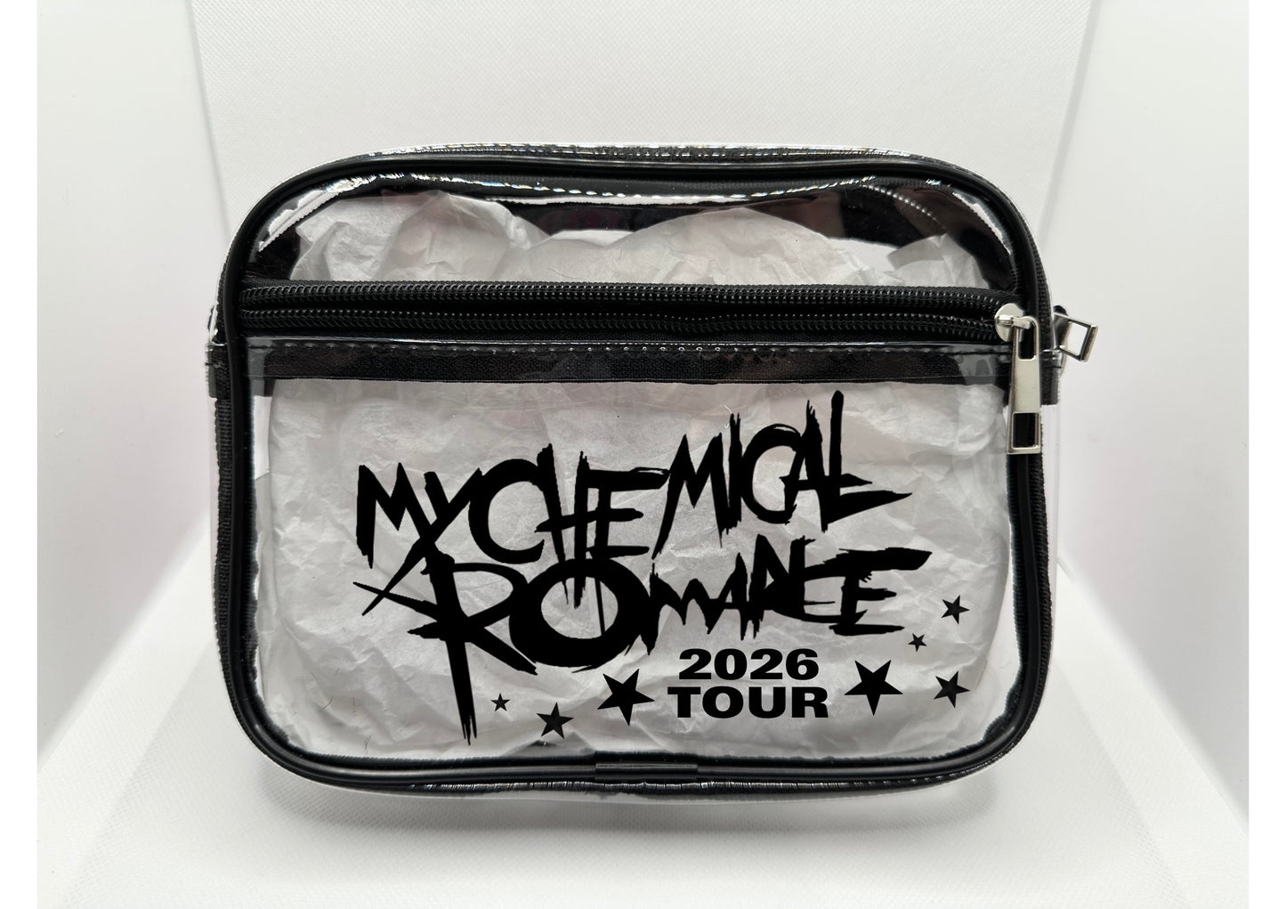 MCR 2026 Tour Concert Bag Clear Stadium Approved PVC Concert Crossbody Bag