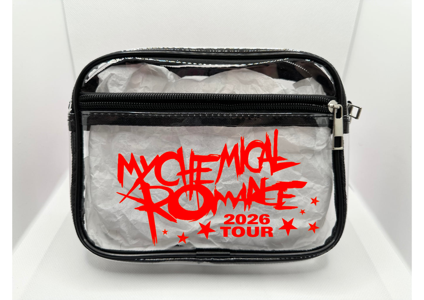 MCR 2026 Tour Concert Bag Clear Stadium Approved PVC Concert Crossbody Bag