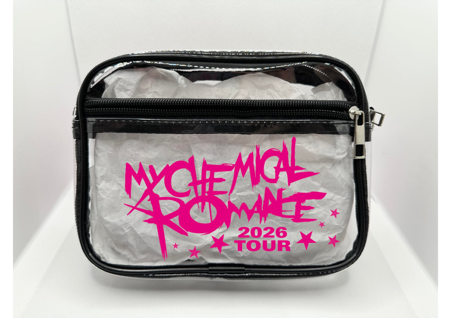 MCR 2026 Tour Concert Bag Clear Stadium Approved PVC Concert Crossbody Bag