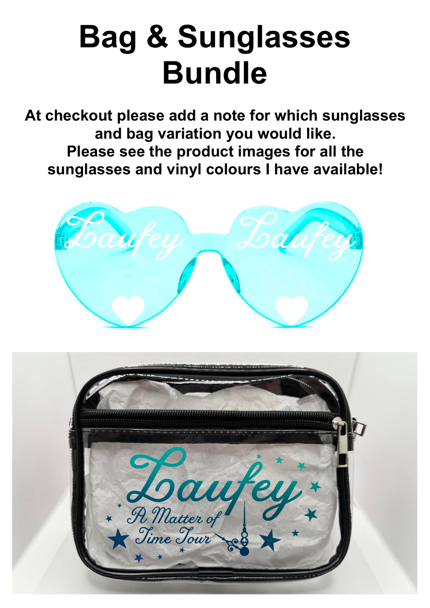 L 2026 Tour Concert Bag Clear Stadium Approved PVC Concert Crossbody Bag