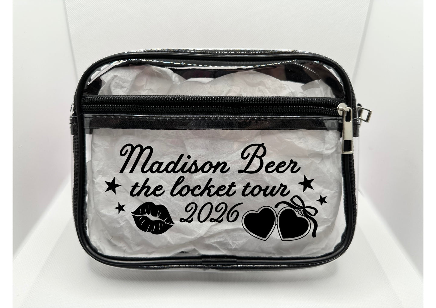 MB 2026 Tour Concert Bag Clear Stadium Approved PVC Concert Crossbody Bag