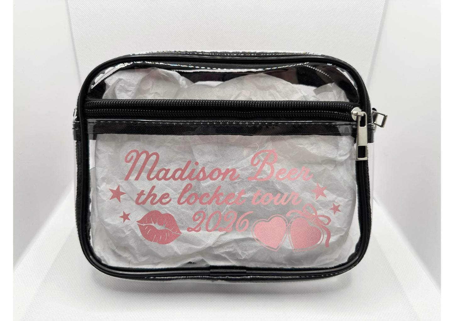 MB 2026 Tour Concert Bag Clear Stadium Approved PVC Concert Crossbody Bag