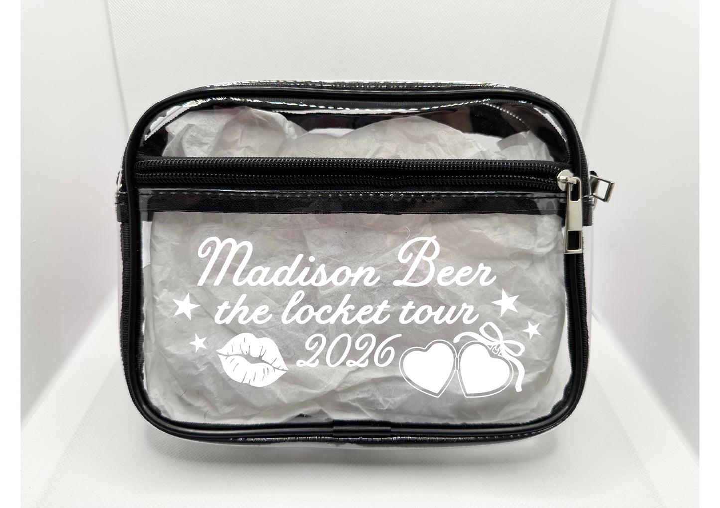MB 2026 Tour Concert Bag Clear Stadium Approved PVC Concert Crossbody Bag