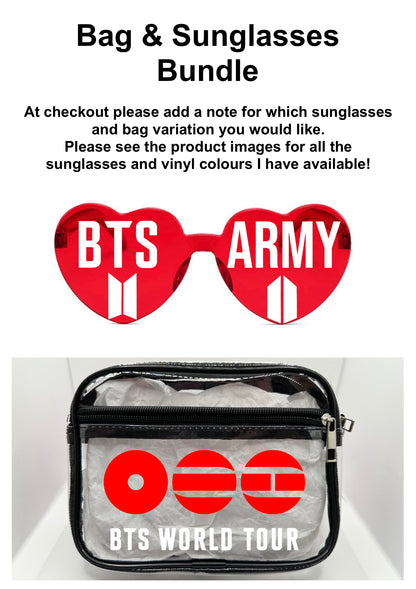 K Pop Band 2026 Tour Concert Bag Clear Stadium Approved PVC Concert Crossbody