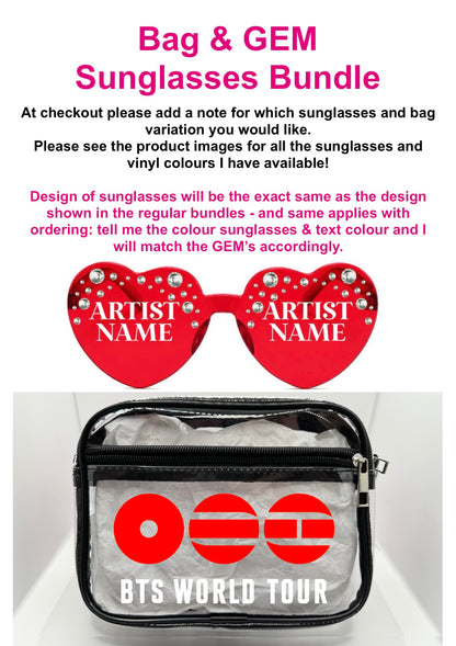K Pop Band 2026 Tour Concert Bag Clear Stadium Approved PVC Concert Crossbody