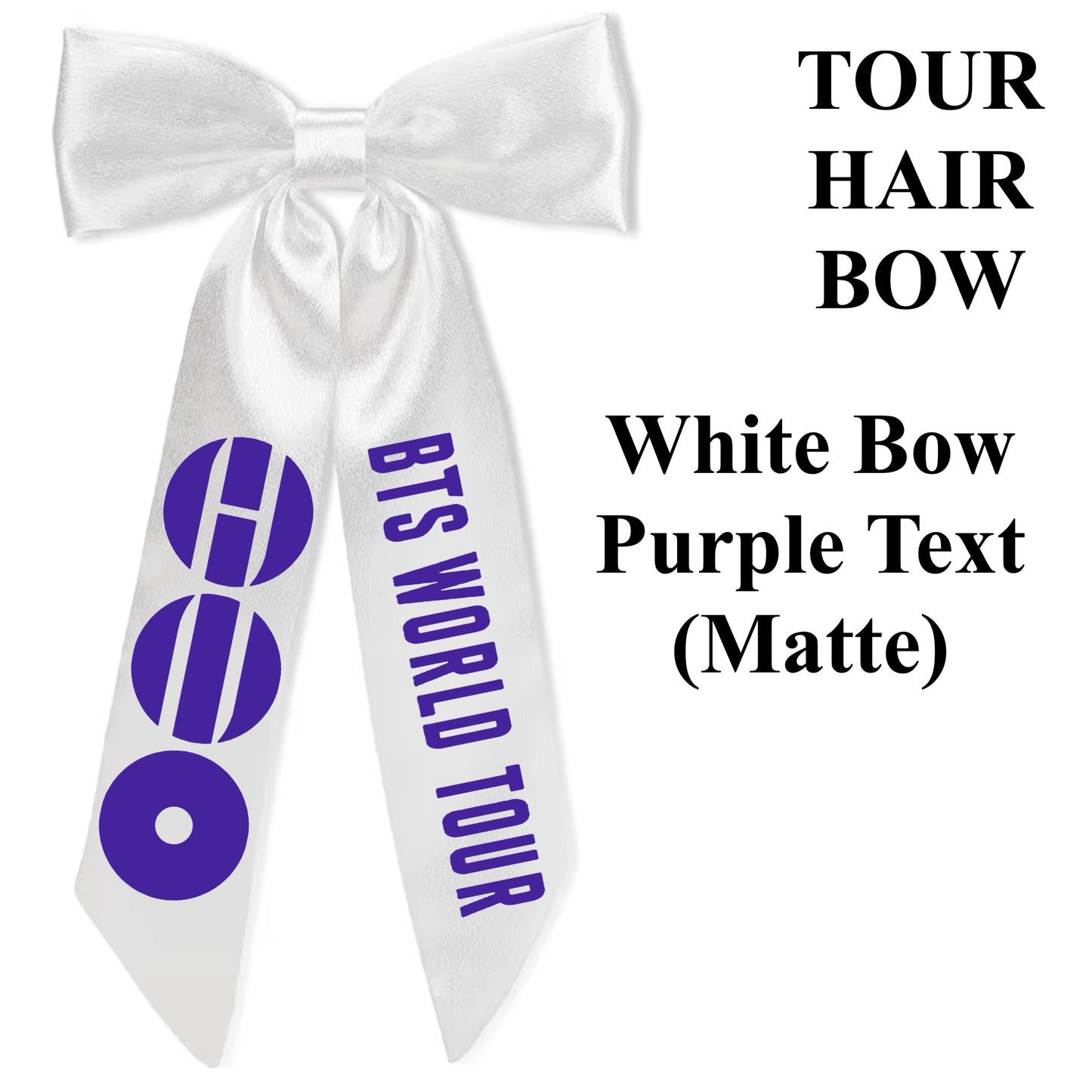 K-Pop World Tour Concert Hair Bows