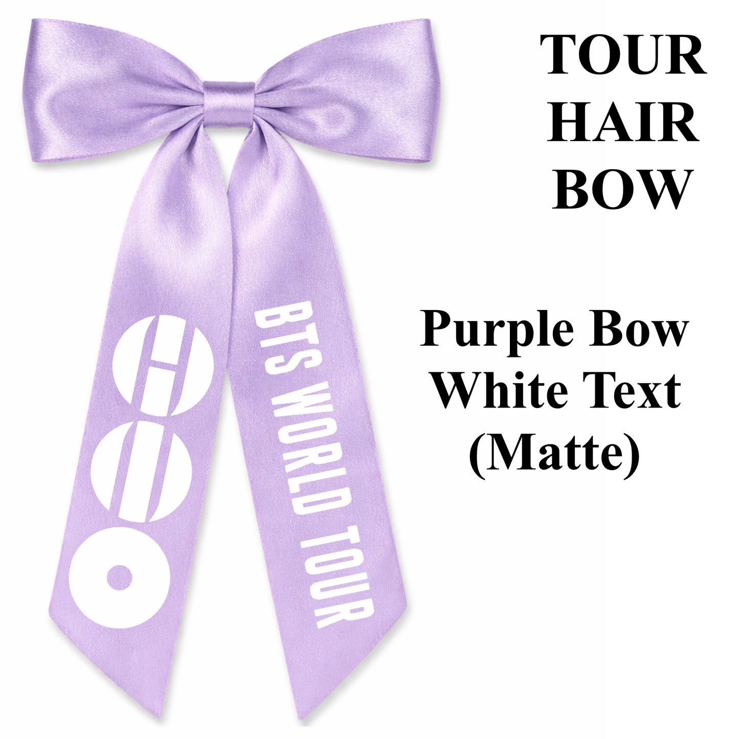 K-Pop World Tour Concert Hair Bows