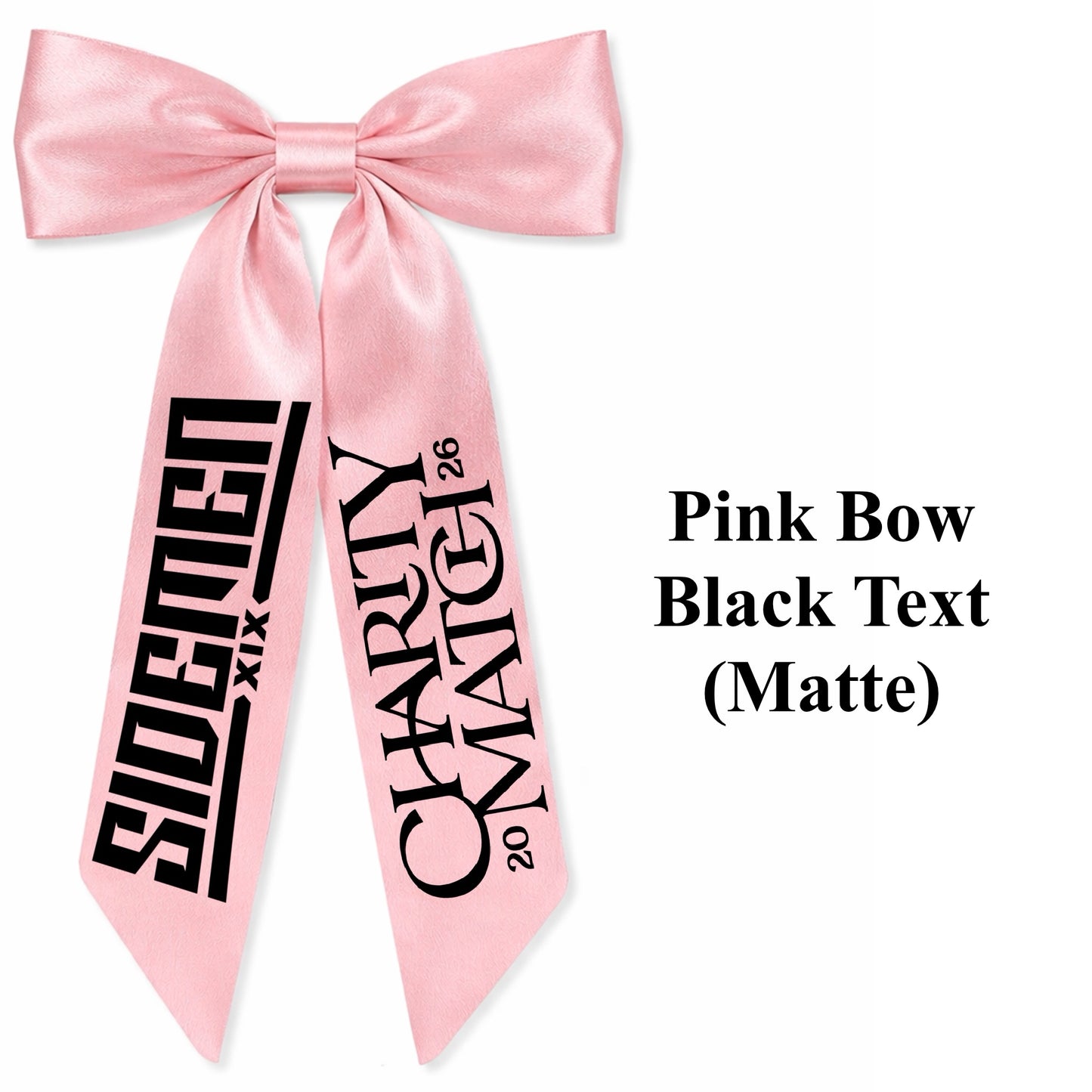 SDMN Charity Match 2026 Hair Bows